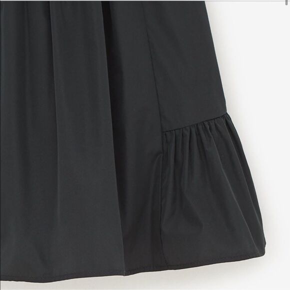 Black combination taffeta dress - Picture 6 of 10